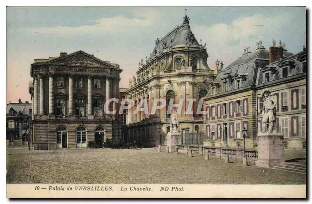 Palácio de VERSAILLES. A Capela — ND Fot. n°10 - Frente