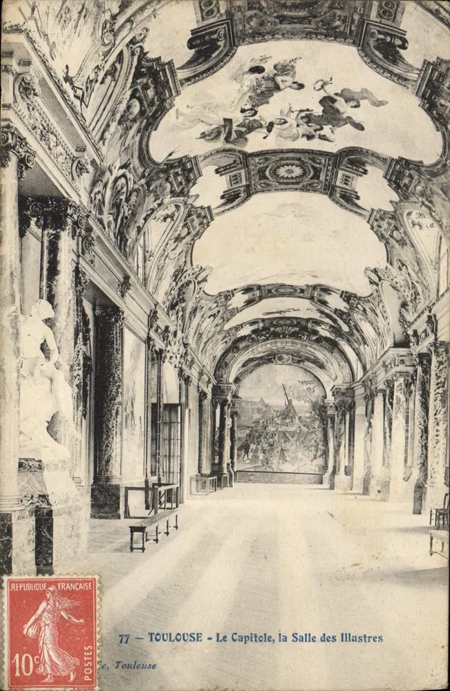 Toulouse - Das Capitole, der Saal der Ehrwürdigen — anonymer Verleger, n° 77 - Vorderseite