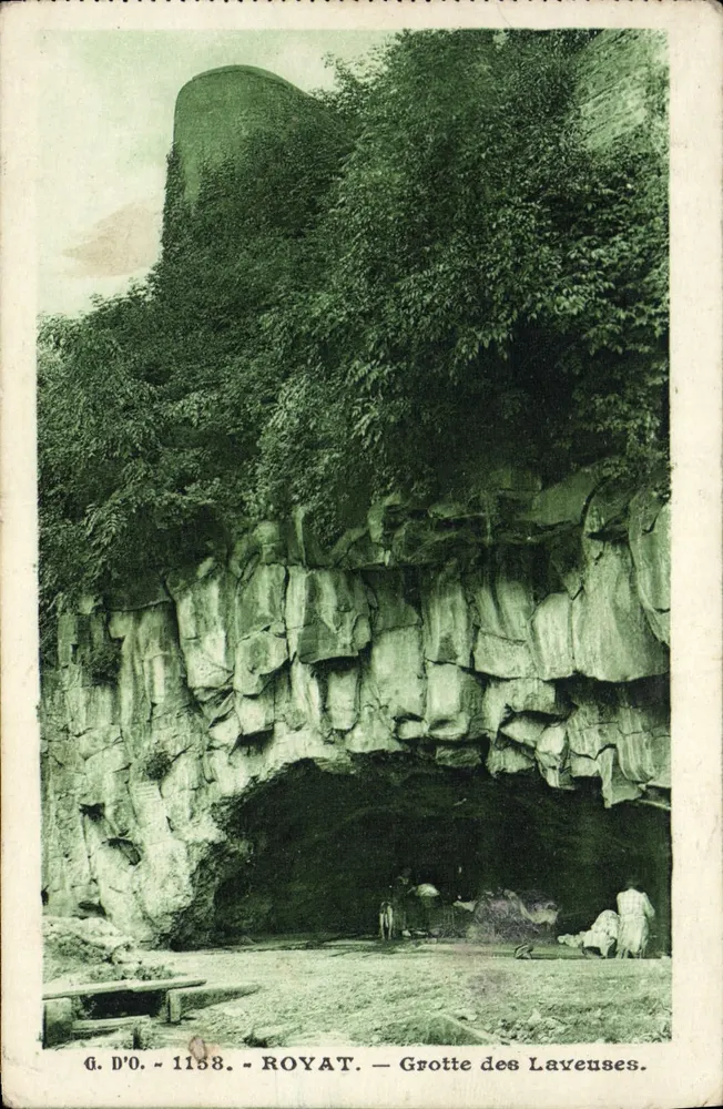 Gruta das Lavadeiras — Royat — G. D'O. - 1158 - Frente