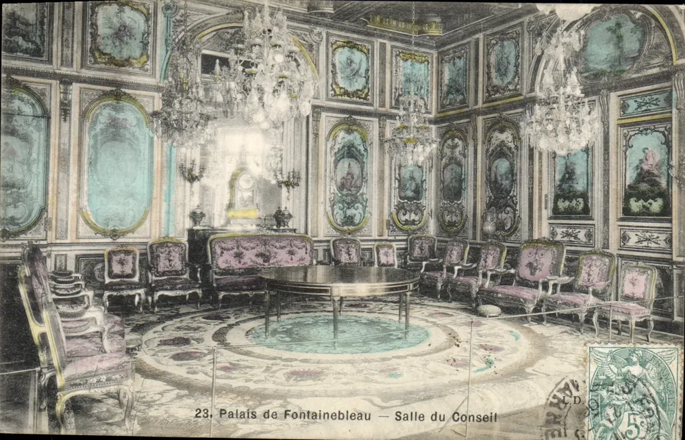 Schloss Fontainebleau — Ratssaal — Nr. 23 - Vorderseite