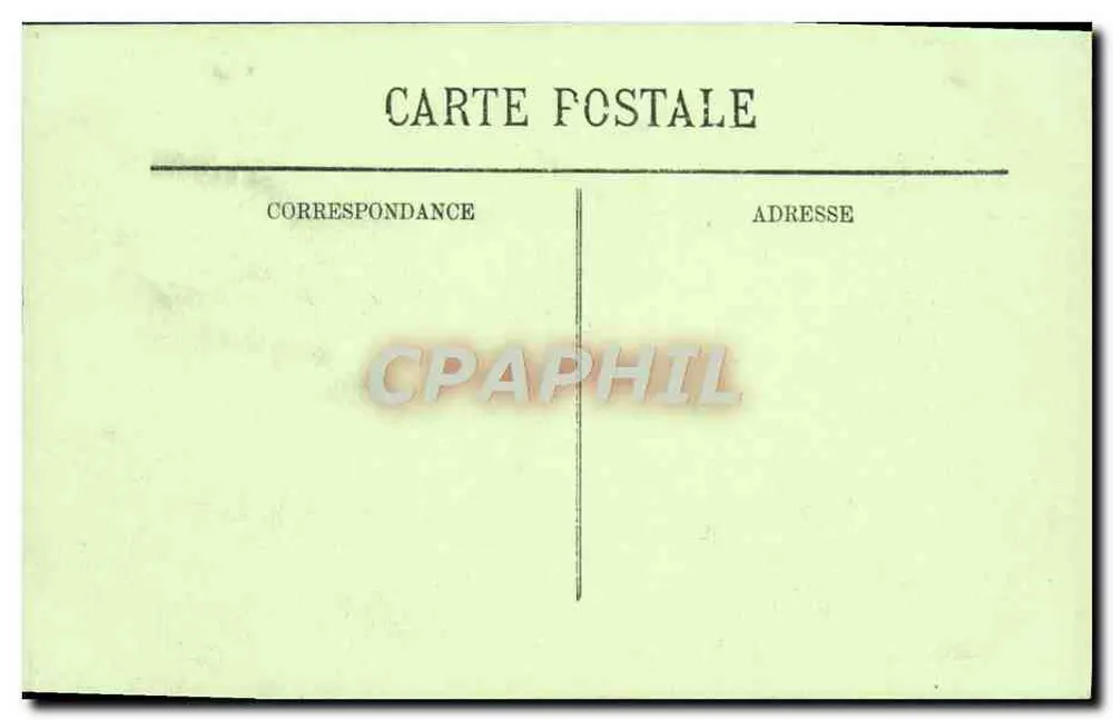 Guérande (Loire-Inférieure) — Innenansicht der Kollegiate St-Aubin (15. Jahrhundert). — Exklusive Ausgabe - Rückseite