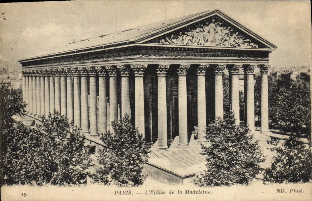 PARIS — La Chiesa della Madeleine — ND. Fot. - Recto