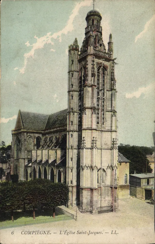 Compiègne — A Igreja de São Jacó — LL. - Frente