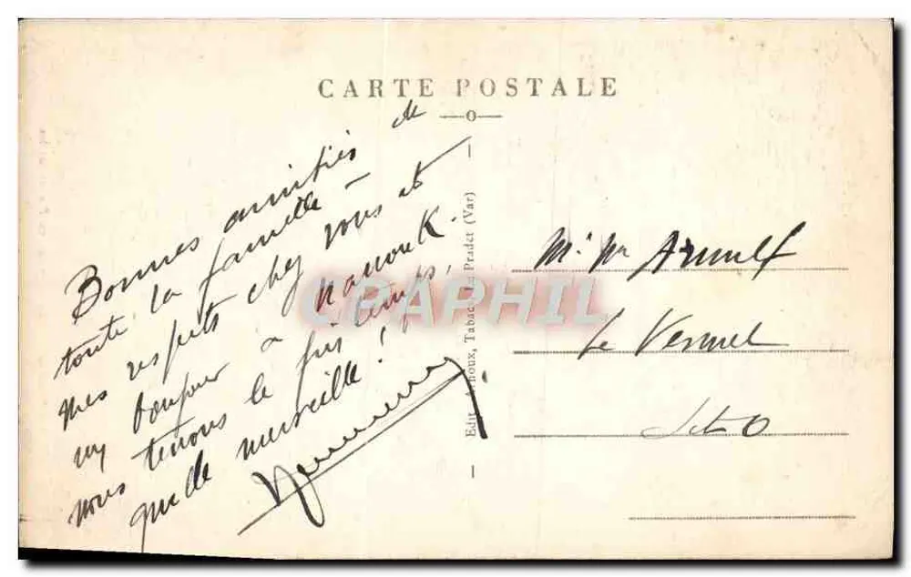 Le Pradel - Efeito da Lua no Pinheiro de Galles — n°107 - Verso