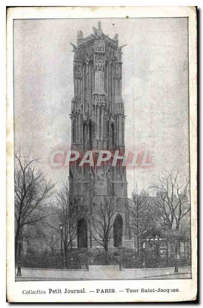 Paris — Torre Saint-Jacques — Coleção Petit Journal - Frente