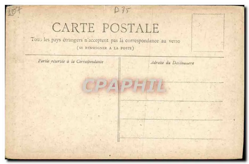 Paris — Torre Saint-Jacques — Coleção Petit Journal - Verso