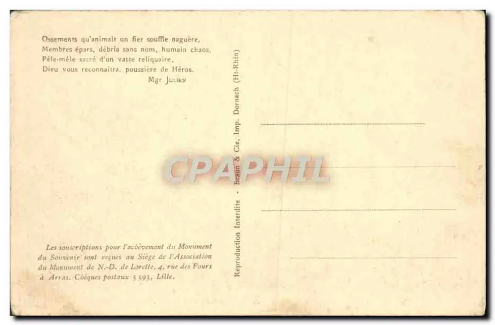 N.-D. de Lorette — A Cripta - Verso