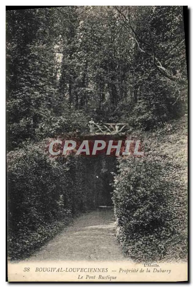 Bougival-Louveciennes — Der rustikale Brücke — Eigentum der Dubarry — L'Abeille - Vorderseite
