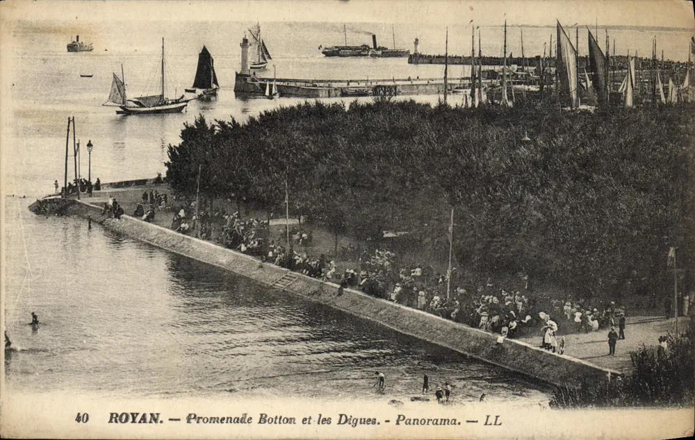 Royan — Promenade Botton und die Diguès — Panorama — LL - Vorderseite