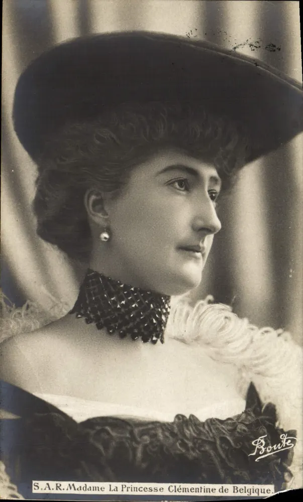 Prinzessin Clémentine von Belgien — Portrait im Bust — Boute, Brüssel - Vorderseite