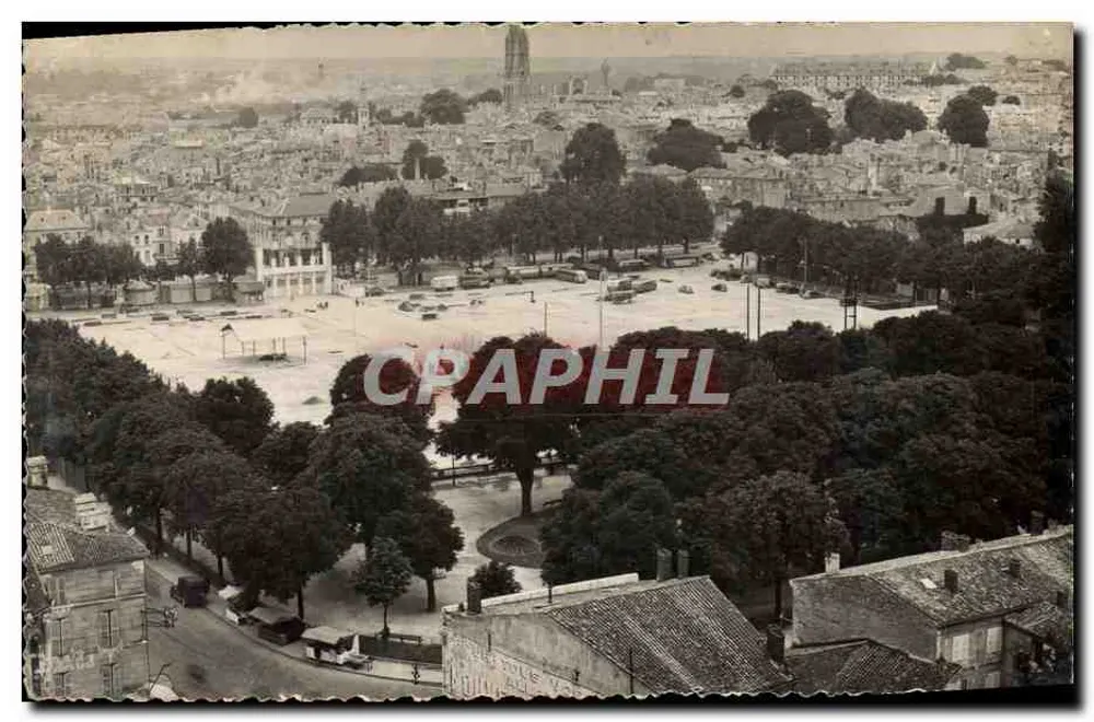 Niort — Allgemeiner Blick. Das Zentrum und die Place de la Brèche — Kunstausgabe Vénacie, Niort, Nr. 528 - Vorderseite