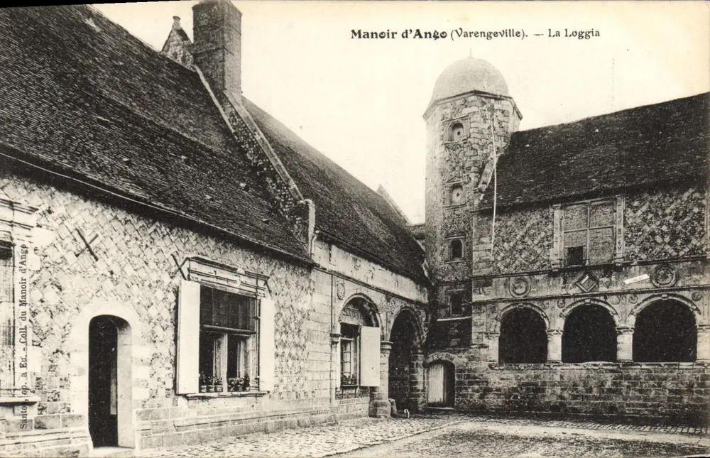 Schloss Ange (Varengeville) — Die Loggia — Santopop & Éd. Coll. du Manoir d'Ange - Vorderseite