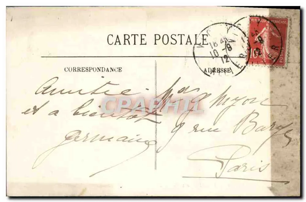 Vichy — Het Park — Een Gedekte Laan — LL. - Achterkant