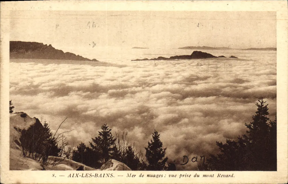 Aix-les-Bains — Meer der Wolken; Aufnahme vom Mont Revard — Dan - Vorderseite