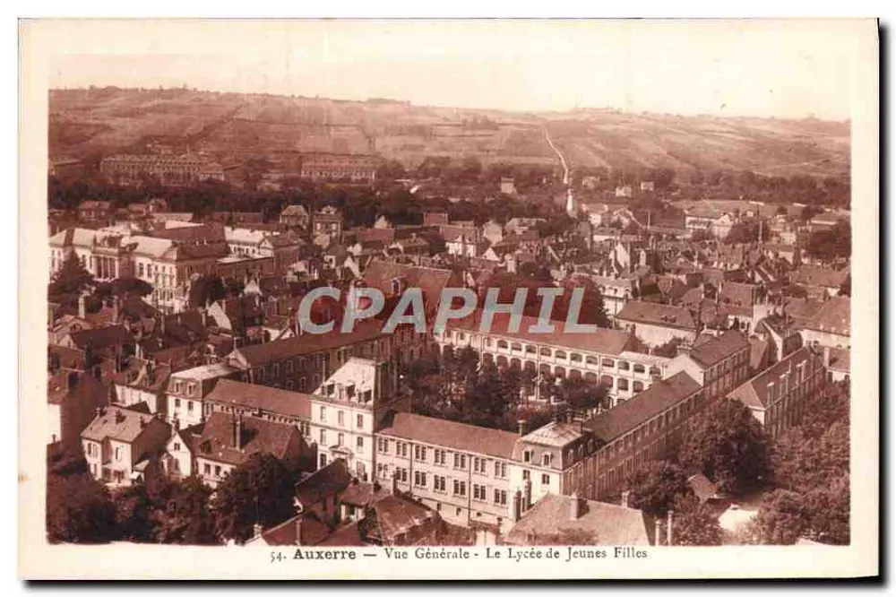 Auxerre — Allgemeiner Blick — Das Mädchen-Gymnasium - Vorderseite