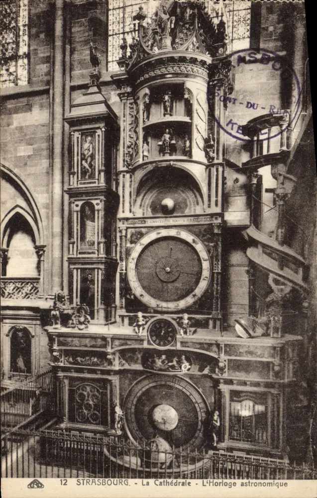 Straßburg - Die Kathedrale - Das astronomische Uhrenwerk - Vorderseite
