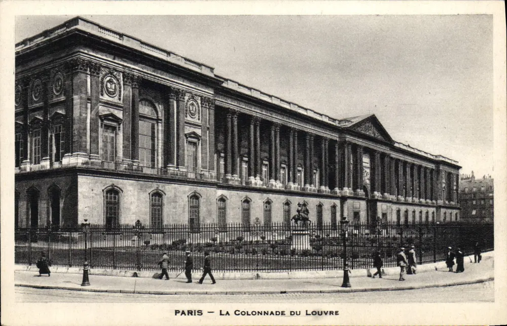 Paris — A Colunata do Louvre — Editor não identificado - Frente