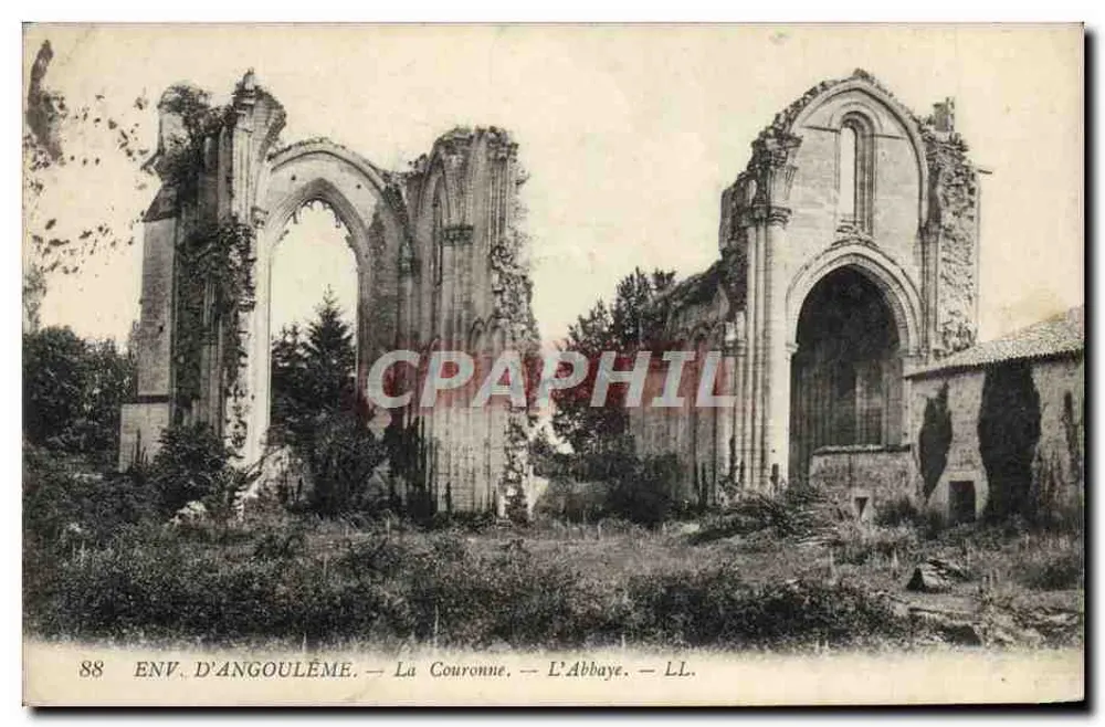 Alrededores de Angoulême — La Couronne — El Monasterio — LL - Anverso