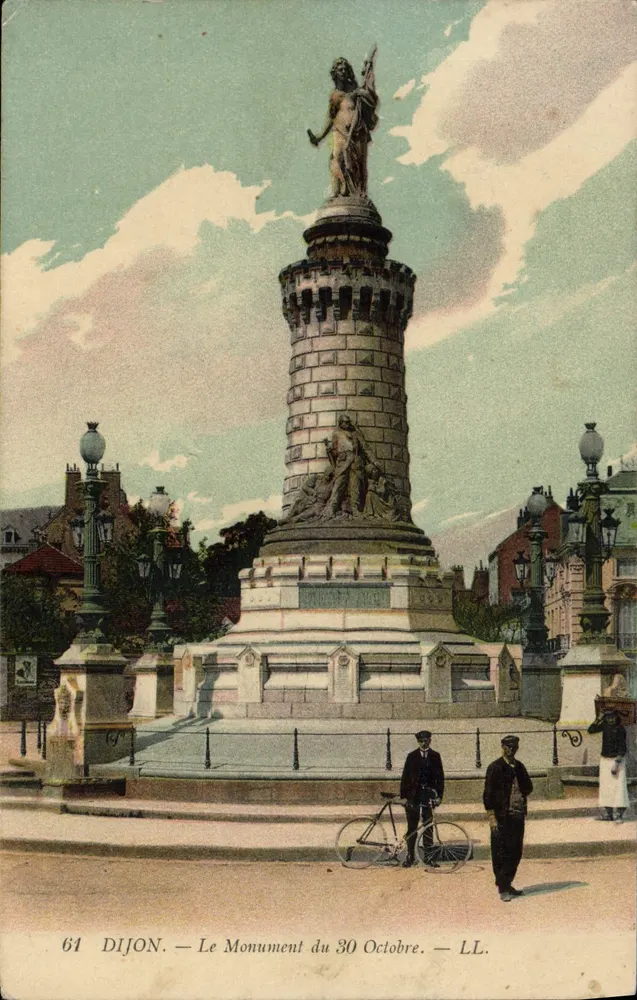 Dijon — O Monumento do 30 de Outubro — LL. n°61 - Frente
