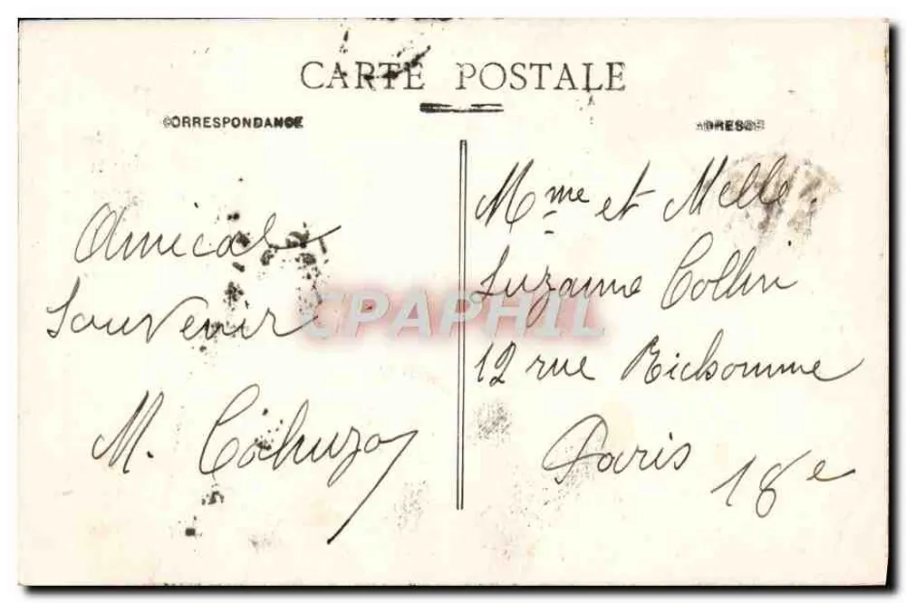 St-Ferréol - La Grande Cascade — Cristol, Éditeur - Castres, n°78 - Rückseite