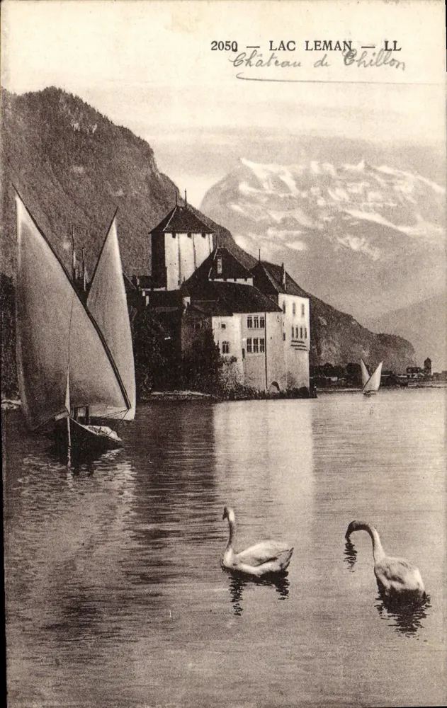 Castelo de Chillon — Lago Léman — LL 2050 - Frente