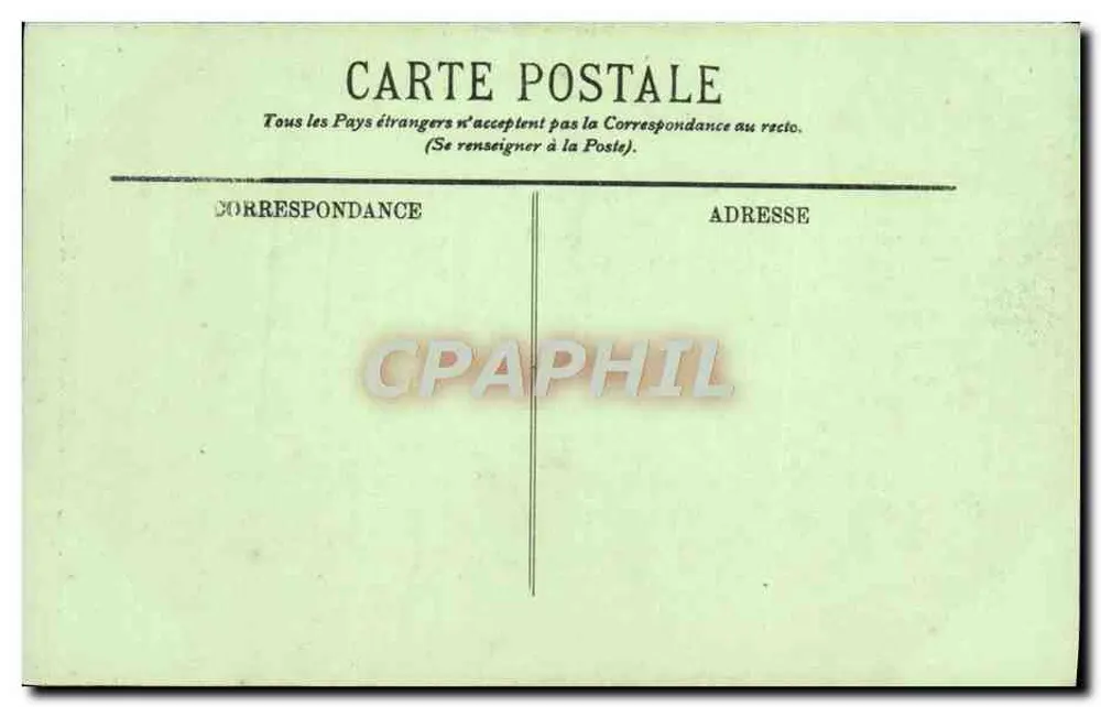 Floresta de Compiègne — Estrada da Governanta — L.L. - Verso