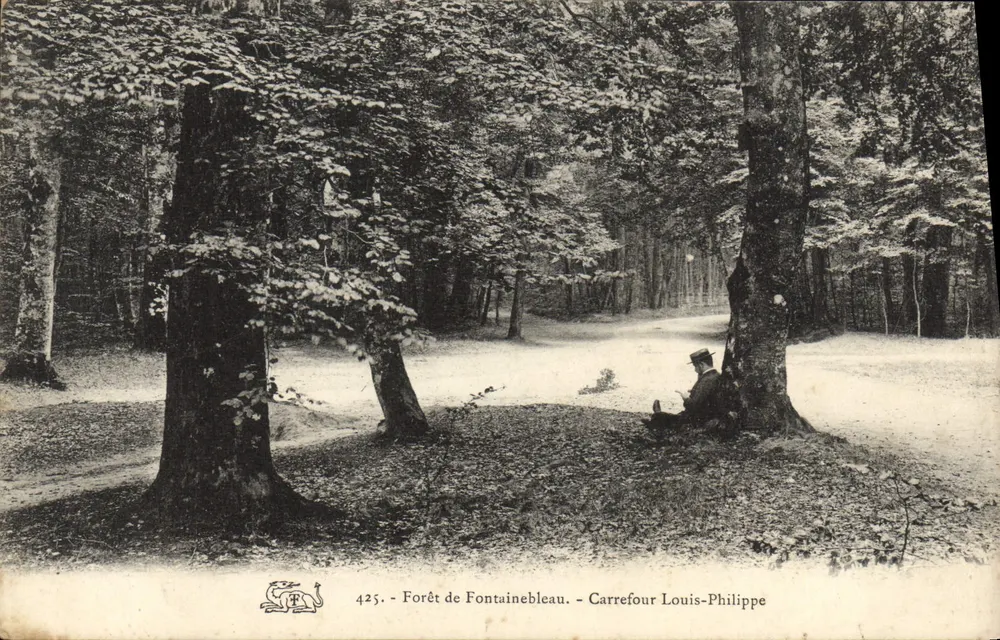 Floresta de Fontainebleau — Cruzeiro de Luís-Filipe — Editor Cruzeiro de Luís-Filipe, n° 425 - Frente
