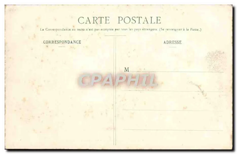 Floresta de Fontainebleau — Cruzeiro de Luís-Filipe — Editor Cruzeiro de Luís-Filipe, n° 425 - Verso