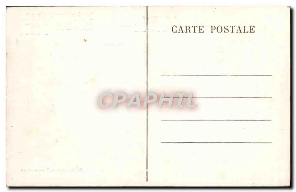 Chaos de Casteltinet - Ansicht von Thiezac — L'Auvergne, Cantal, 575 m — L. Delhostal - Rückseite