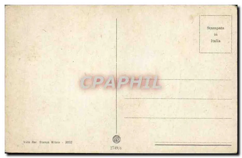 Firenze – Lung’Arno coi Tre Ponti — Stampa Milano - 2749/6 - Verso