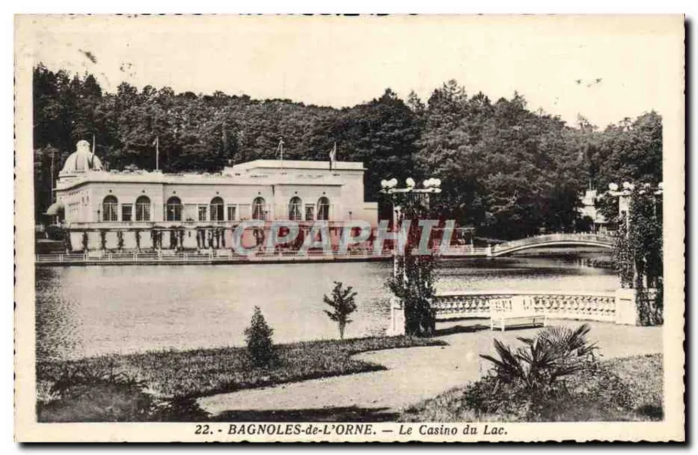 Bagnoles-de-l'Orne — Ansicht des See-Casinos — Phototype L'Annie - Vorderseite