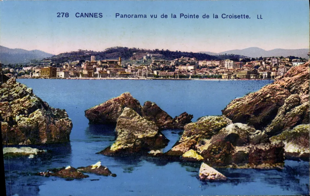 CANNES — Panorama visto dalla Punta della Croisette — LL, n° 278 - Recto