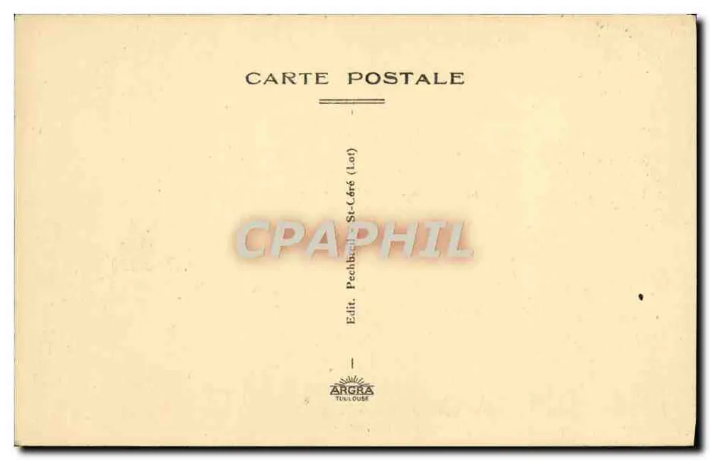 Saint-Céré (Lot) — Vista Geral - Verso