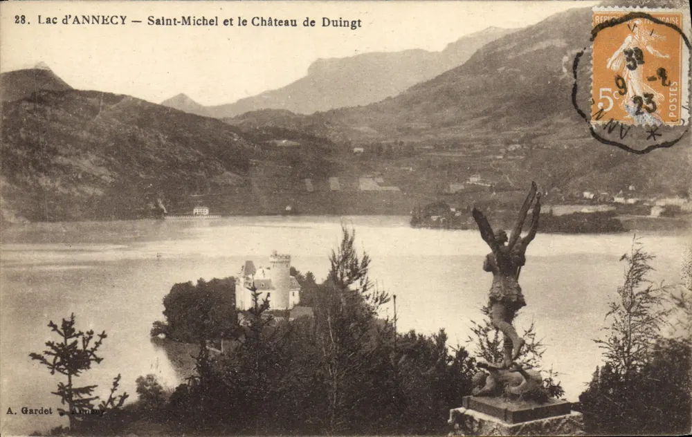 See ANNECY — Saint-Michel und Schloss Duingt — A. Gardet, Annecy - Vorderseite