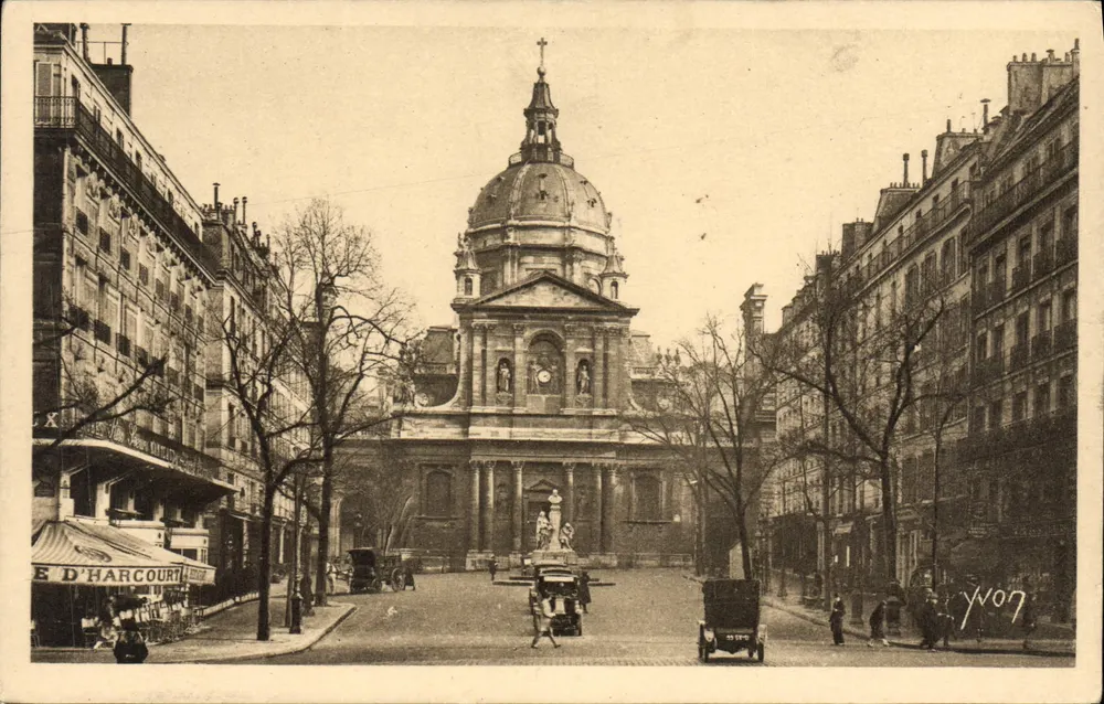 Paris — Ansicht der Fassade der Sorbonne-Kirche — Künstlerische Ausgabe YVON, Nr. 259 - Vorderseite