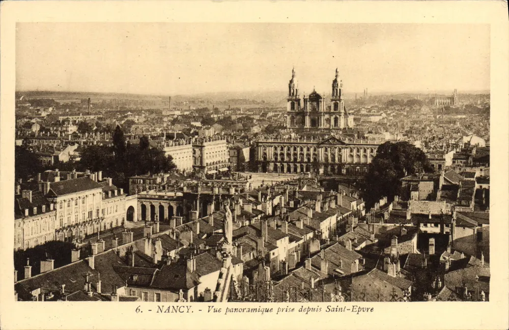 NANCY — Panoramablick vom Saint-Epvre - Vorderseite
