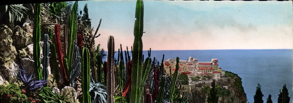 Monaco — Exotische Gärten — Ansicht des Felsens von Monaco — Editions 'LA CIGOGNE' n°90.138.40 - Vorderseite