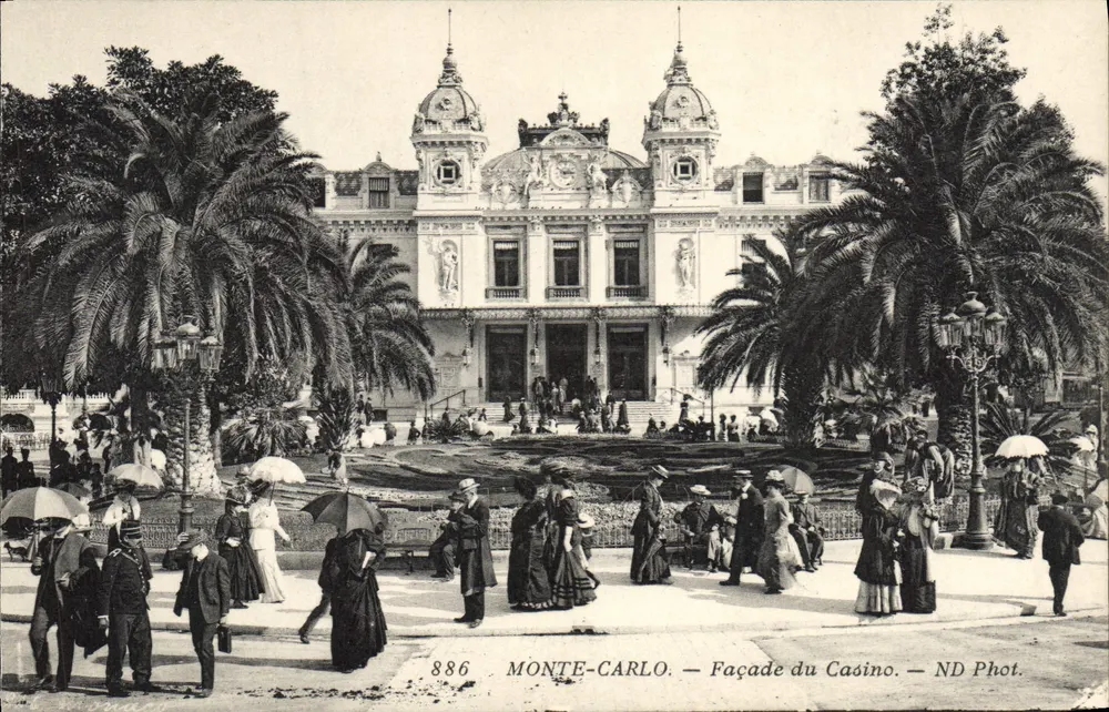 Monte-Carlo — Fachada do Casino — ND Phot. - Frente