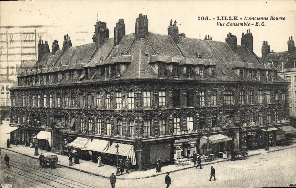 Lille - A Velha Bolsa - Vista geral - E.C. n°105 - Frente