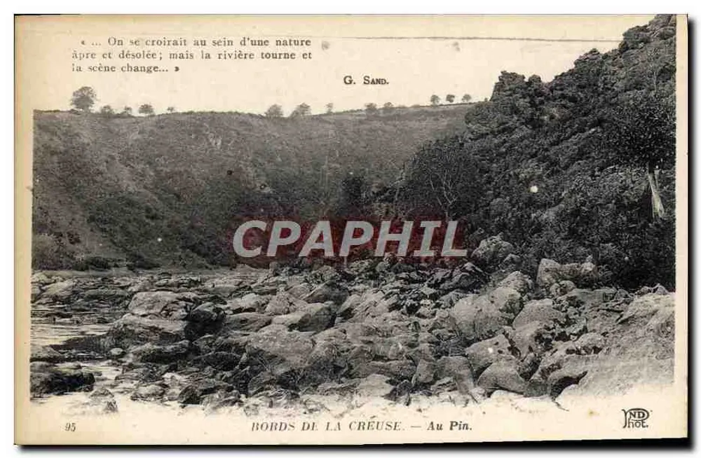 Margens da Creuse — Au Pin. — ND. — N° 95 - Frente