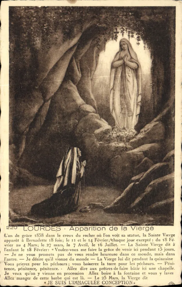 LOURDES — Verschijning van de Heilige Maagd — Editie nr. 220 - Voorkant