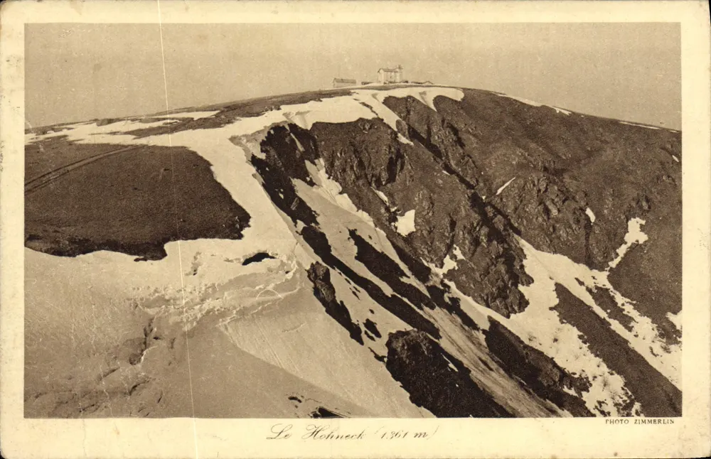 O Hohneck (1361 m) — vista nevada — PHOTO ZIMMERLIN - Frente