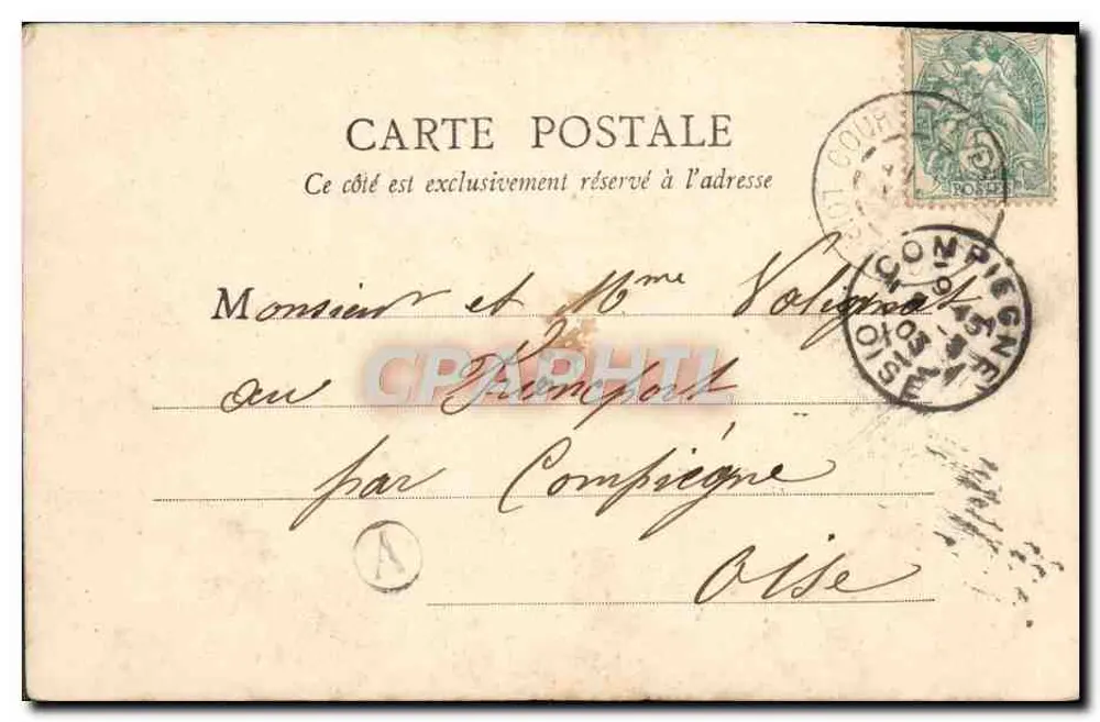 Castelo de Cheverny — La Pelouse — B.F. Paris n°8 - Verso