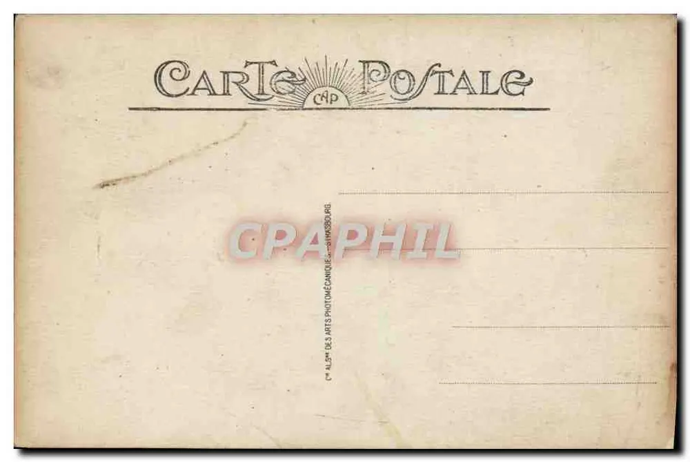 Monte-Carlo — Ansicht des Casinos und des Hôtel de Paris — CAP - Rückseite