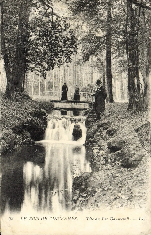 Der Bois de Vincennes — Tête du Lac Daumesnil — LL n°98 - Vorderseite