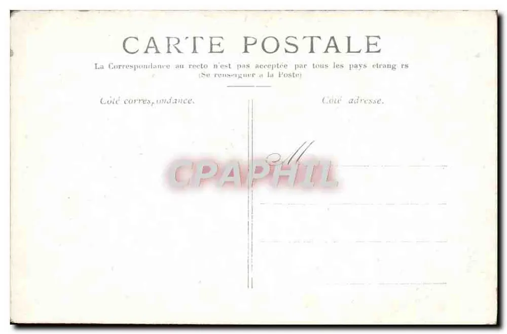 Paris — A Conciergerie - Verso