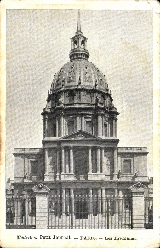 Les Invalides — Paris — Coleção Petit Journal - Frente
