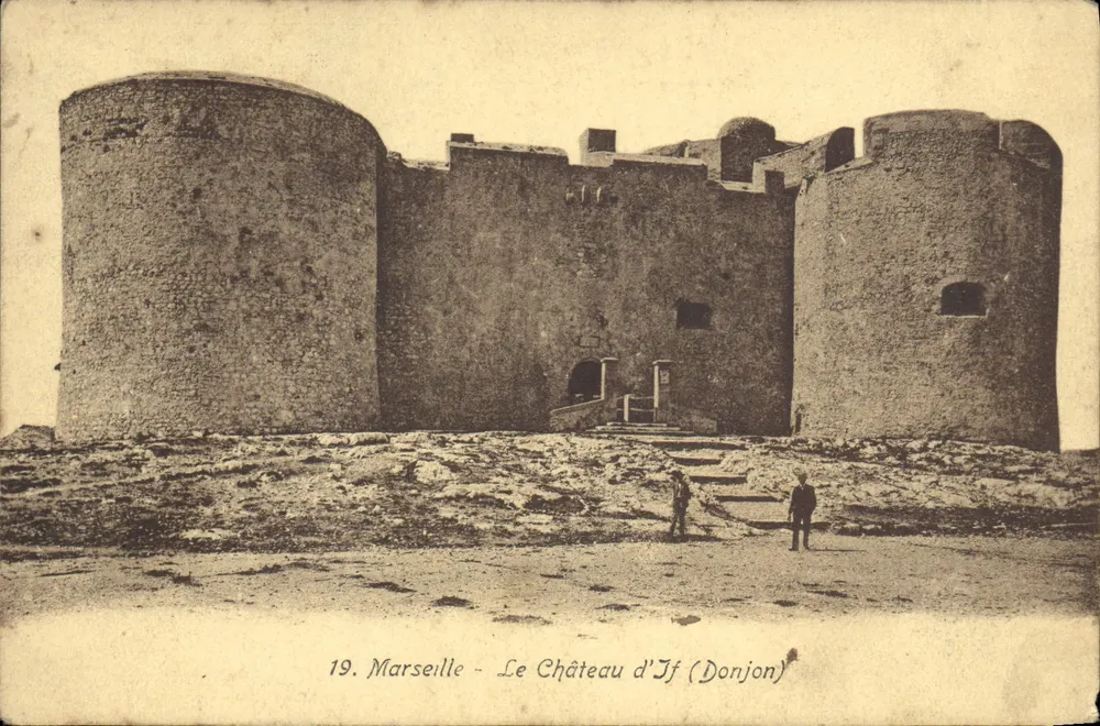 Marselha - O Castelo de If (Torre) — editor desconhecido, n° 19 - Frente