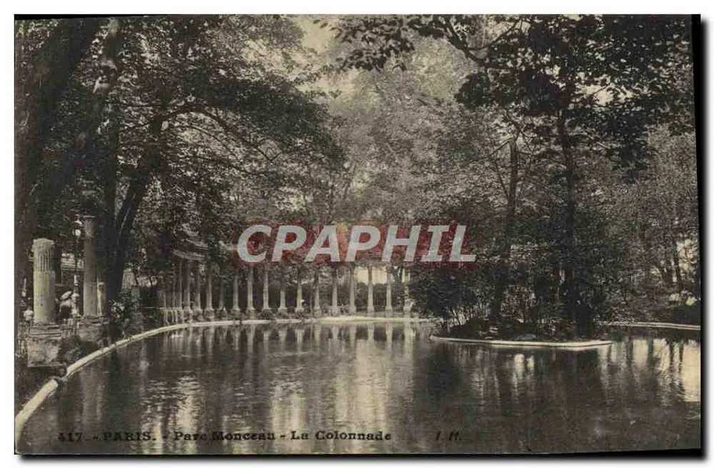 Parijs - Park Monceau - De Colonnade - Voorkant