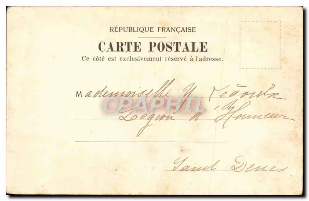 PARIS — A cascata do Bois de Boulogne — C.N. & Cie. No.63 - Verso